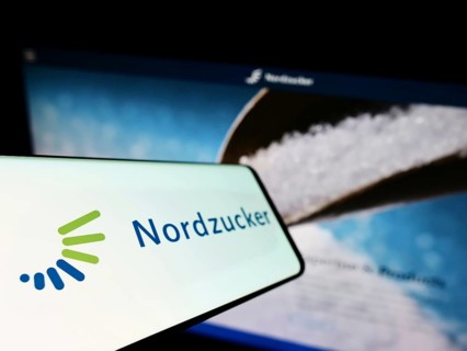 Stuttgart, Germany, 06-06-2022: Cellphone with logo of German sugar production company Nordzucker