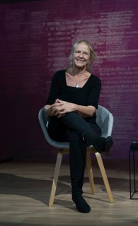 FRANKFURT AM MAIN, Germany, October 21 2023: Cornelia Funke (*1958, German author) at the 75th