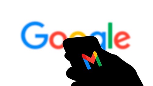 Google product Gmail logo is displaying on smartphone. Gmail is a free email service of Google.