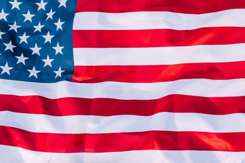American flag independence day