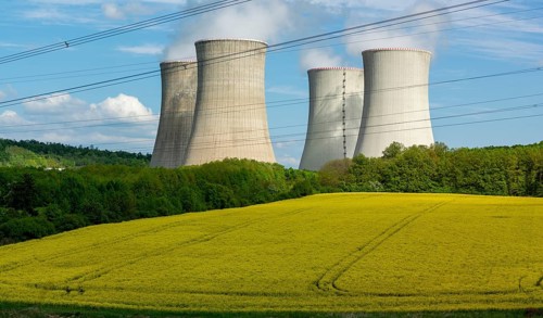 Nuclear power plant. Power station. Nuclear energy. Mochovce. Slovakia