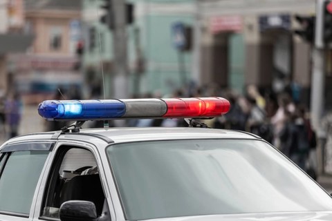 Police cop officer law emergency service car siren