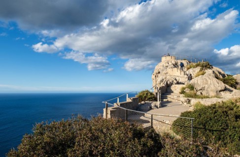 Viewpoint Mirador Es Colomer, Cap Formentor peninsula, Serra de Tramuntana, Majorca, Balearic