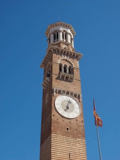 Piazza delle Erbe in Verona, Italy, Europe