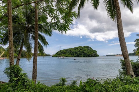 Small island, Snake Island, Lami Bay, Suva, Viti Levu Island, Fiji, South Pacific, Oceania