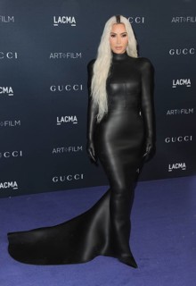 Kim Kardashian at the LACMA Art+Film Gala Presented By Gucci held at the Los Angeles County Museum