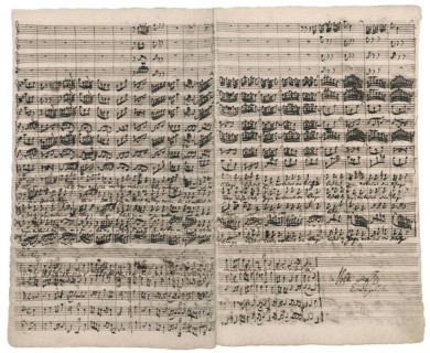 Johann Sebastian Bach's autograph of the Christmas Oratorio, Weihnachtsoratorium, BWV 248
