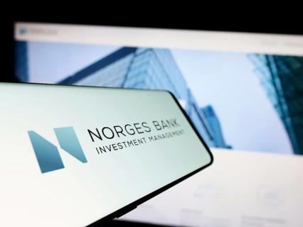 Stuttgart, Germany, 04-02-2023: Mobile phone with logo of Norges Bank Investment Management (NBIM)