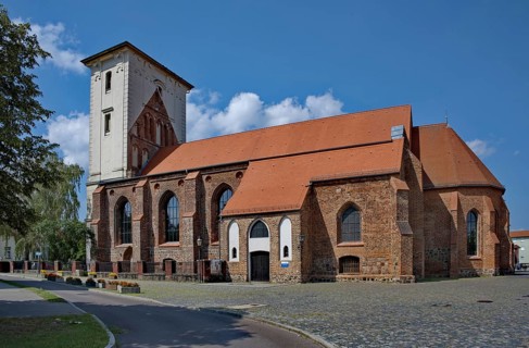 Protestant St Mary's Church in Wriezen, district of Märkisch-Oderland, state of Brandenburg,