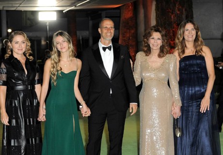 Eduardo Ponti, Sophia Loren, Roberta Armani and Sasha Alexander at the Academy Museum of Motion
