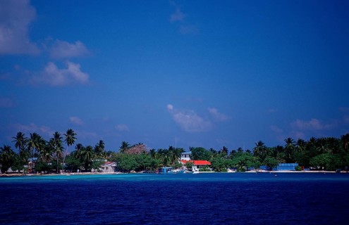 Maldives Island Rhasdoo, Native Island, Maldives, Indian Ocean, Rasdhoo Atoll, Asia