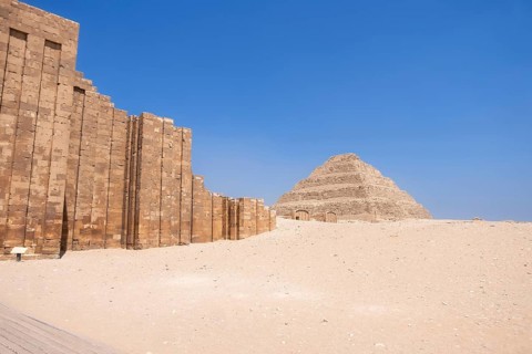 Saqqara contains the oldest complete stone building complex known in history, the Pyramid of