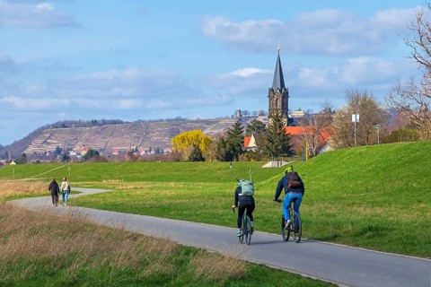 Elbe cycle path