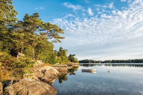 Archipelago on the Swedish coast off Stockholm