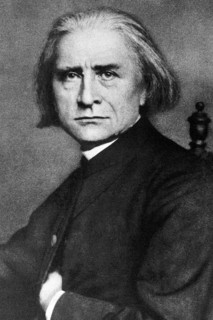 Franz Liszt (1811-1886) on engraving from 1908. Hungarian composer, pianist, conductor and teacher.