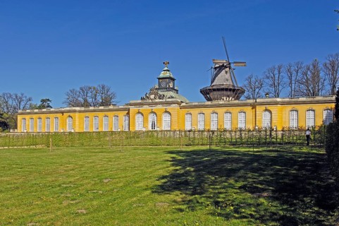 New Chambers, Sanssouci Park, Potsdam, Brandenburg, Germany, Europe