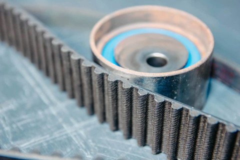 Car timing belt, car gas distribution system service and tension rollers