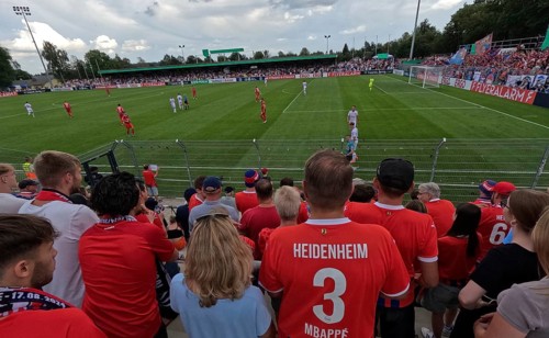 The Heidenheim fans saw their team play a good game and a deserved 4:0 victory in the match for the