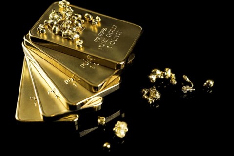 Gold bars 999 precious metal