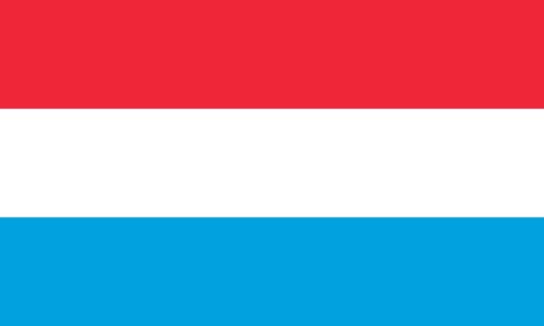 Flag of Luxembourg, Vector illustration