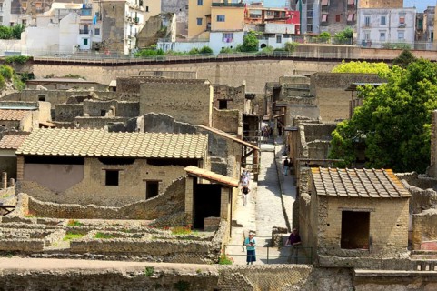Herculaneum was an ancient city on the Gulf of Naples that sank like Pompeii, Stabiae and Oplontis