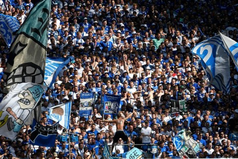 Veltins Arena Gelsenkirchen, 1.9.2024, 2nd Bundesliga season 2024/25 4th matchday, Schalke 04 (S04)