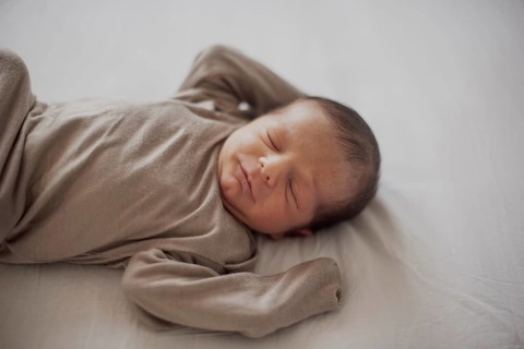Portrait new born sleeping