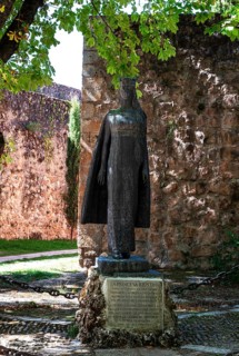 Statue of Princesa Kristina, Princess Kristina, Covarrubias, Province of Burgos, Castile-León,