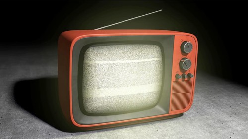 Symbolic image on the subject of programme closure, picture interference, etc