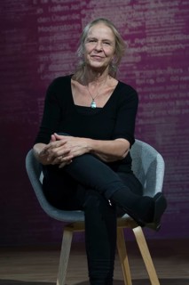 FRANKFURT AM MAIN, Germany, October 21 2023: Cornelia Funke (*1958, German author) at the 75th