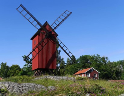 Lidö Kvarn, trestle windmill