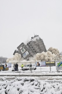 Blasting of the last white giant in Kamp-Lintfort on 19.11.2010