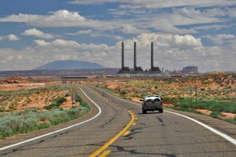 Power plant in Nevada, USA, North America
