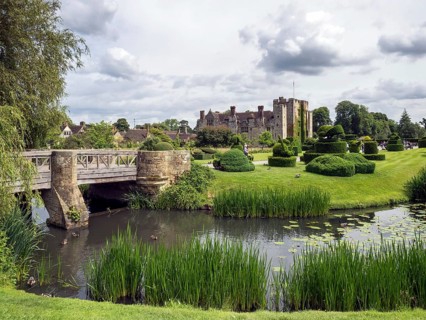 View of Hever Castle and Grounds in Hever Kent