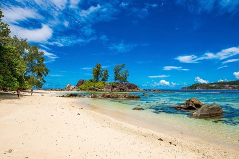 Anse L'Islette Beach, Mahe, Republic of Seychelles, Indian Ocean