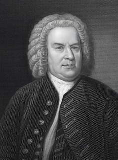 Johann Sebastian Bach, 1685, 1750, German composer, digital edited
