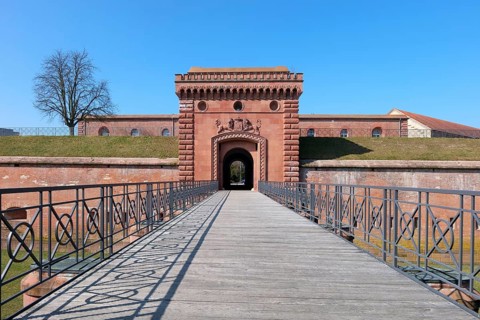 Germersheim Fortress, Royal Bavarian Fortress, Weissenburg Gate, Germersheim, Rhineland-Palatinate,