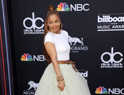 Janet Jackson at the 2018 Billboard Music Awards held at the MGM Grand Garden Arena in Las Vegas,