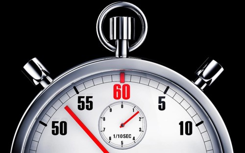 high resolution 3D rendering of a stop watch