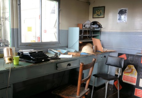 Workplace in a decommissioned GDR company