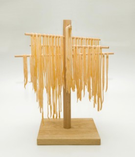 Homemade pasta on the line