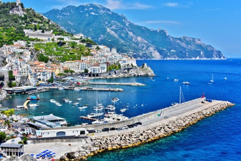 Amalfi in the province of Salerno, Campania, Italy, Europe