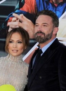 Jennifer Lopez and Ben Affleck at the Amazon Studios' World premiere of 'AIR' held at the Regency
