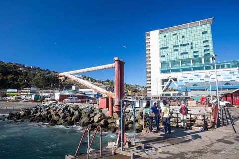 Harbour, San Antonio, Chile, South America