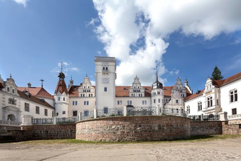 The historic Boitzenburg Castle, Uckermark