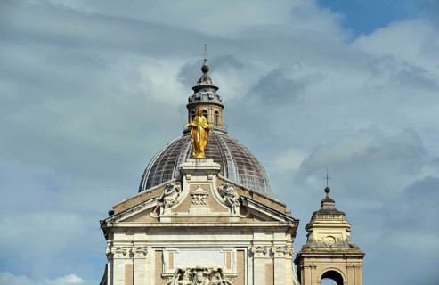 Santa Maria degli Angeli in Assisi Italy