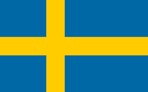 Flag of Sweden, Vector illustration