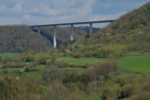 Kochertal bridge, motorway bridge, Braunsbach, Braunsbach-Geislingen, Geislingen, Kochertal,