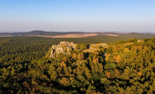 Regenstein Castle Ruin in the Harz Mountains Blankenburg