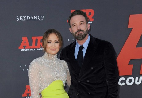 Jennifer Lopez and Ben Affleck at the Amazon Studios' World premiere of 'AIR' held at the Regency